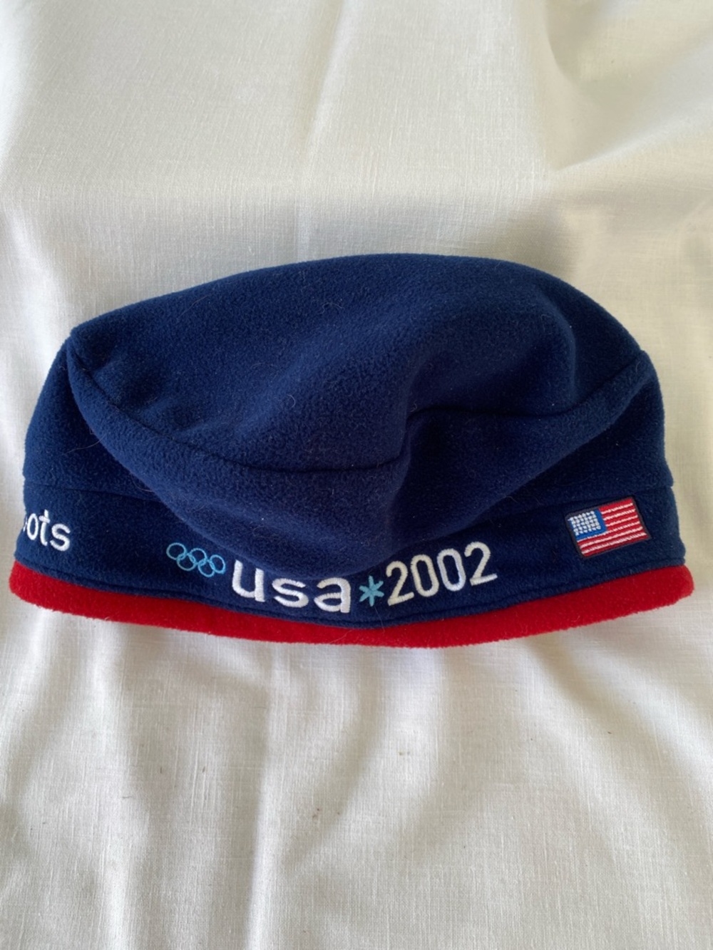 Olympics 2002 Beret Hat Roots Vintage